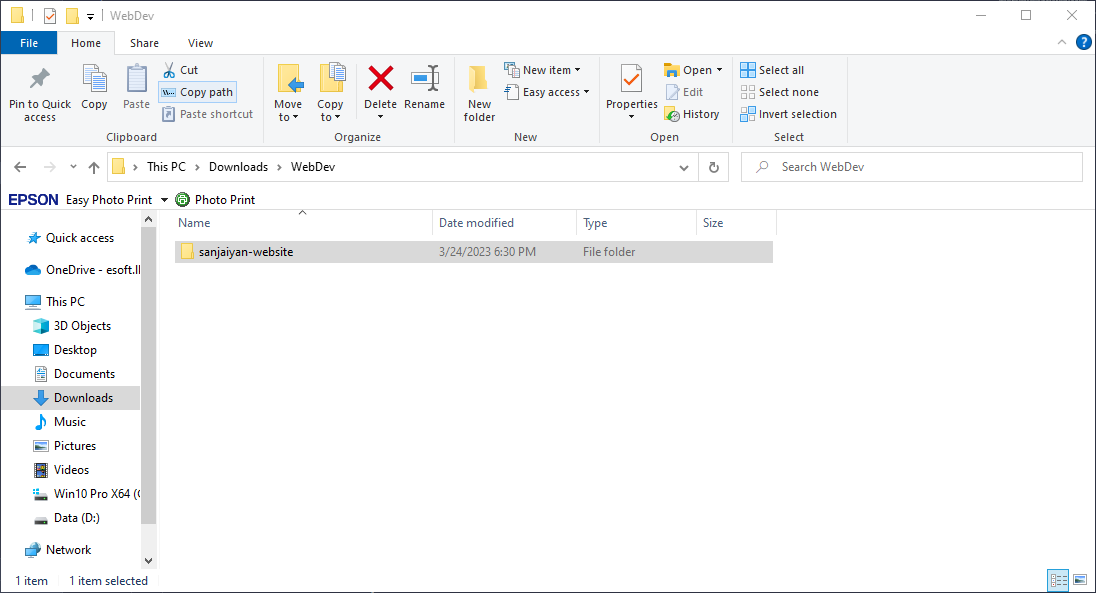 File explorer